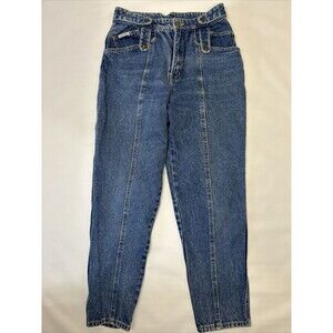 Vintage 80’s Blue Jeans Don’t Stop Denim Baggy Junior Women’s Size 11/12
